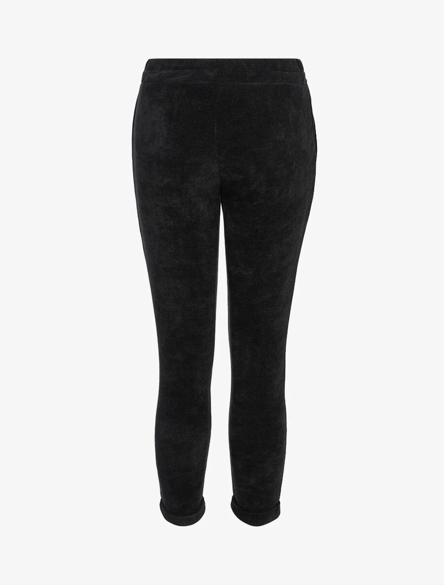 7/8 broek van corduroy - Zwart - Image 2