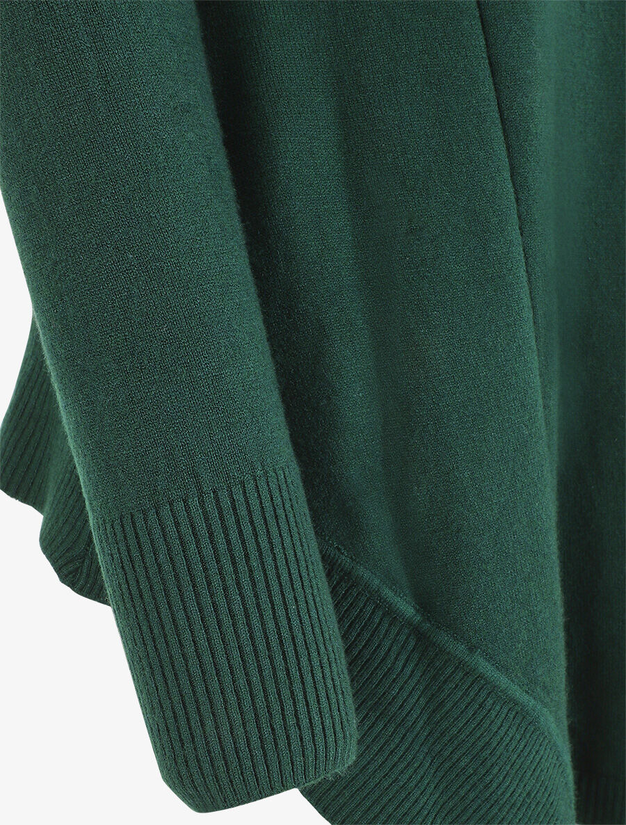 Basic gebreid vest - Donkergroen - Image 3