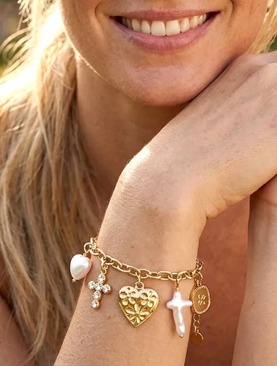 Bedelarmband - Goud