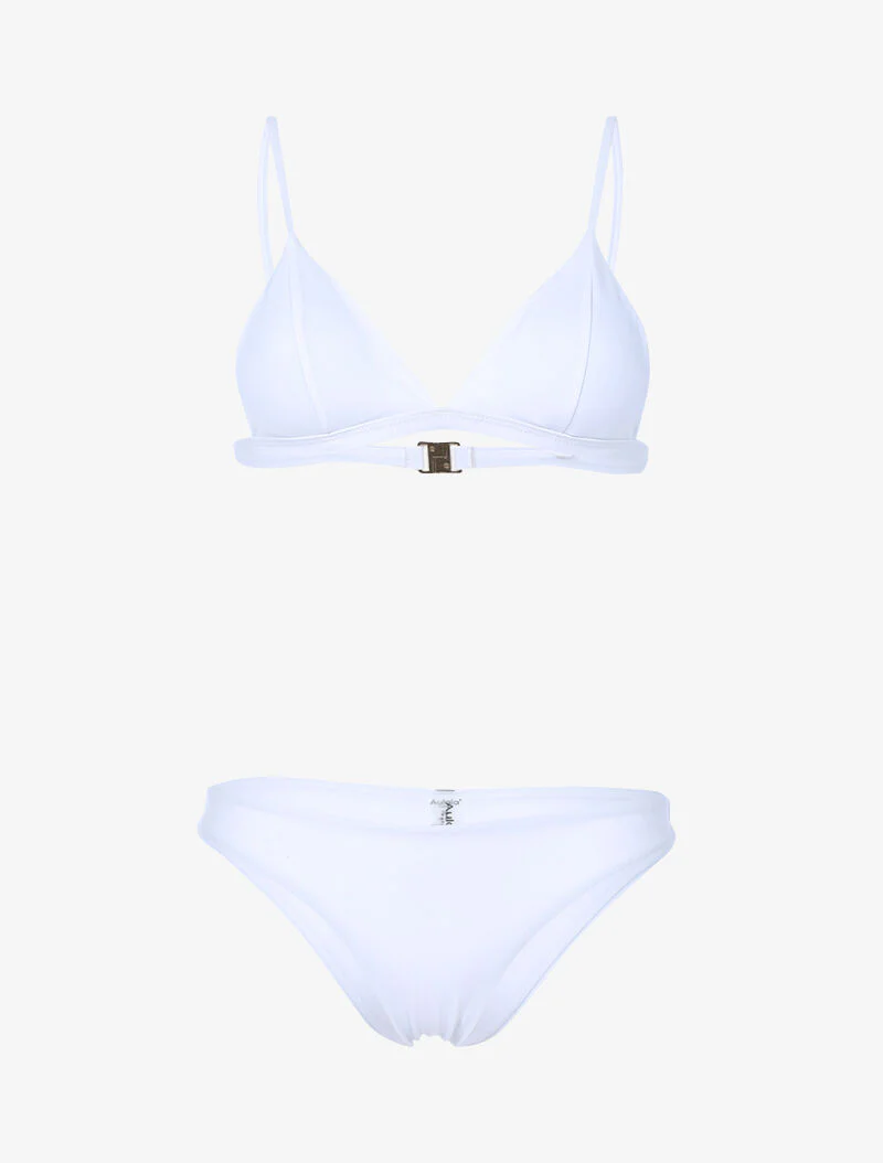 Basis driehoekige bikini - wit