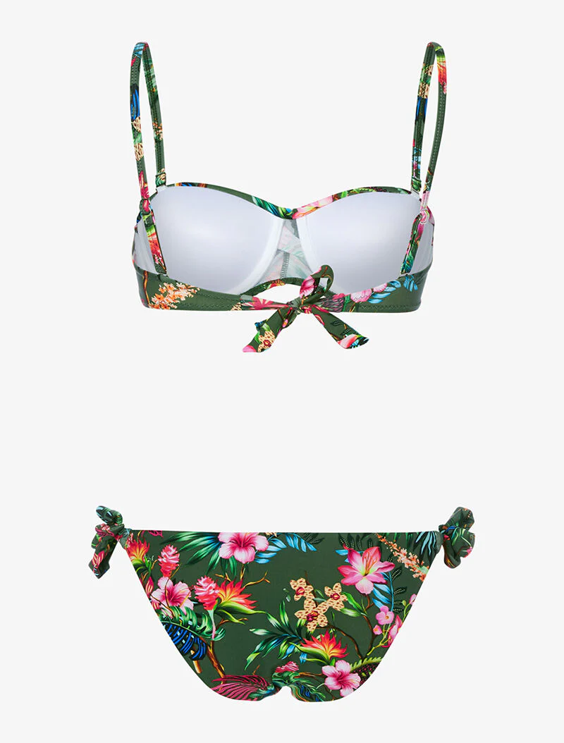 Tropische print bikini - kaki - Image 2