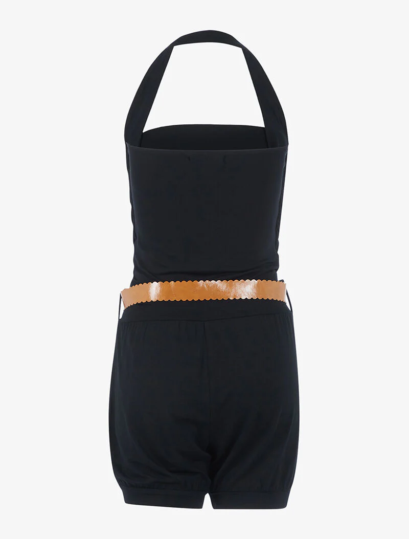 Gecentreerd jumpsuit - zwart - Image 2