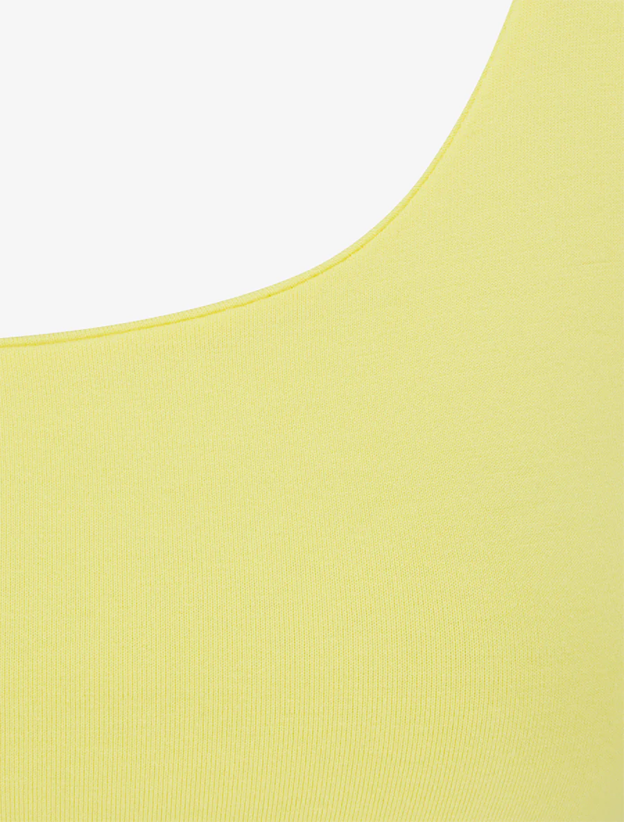Effen klassiek tanktop - Geel - Image 3