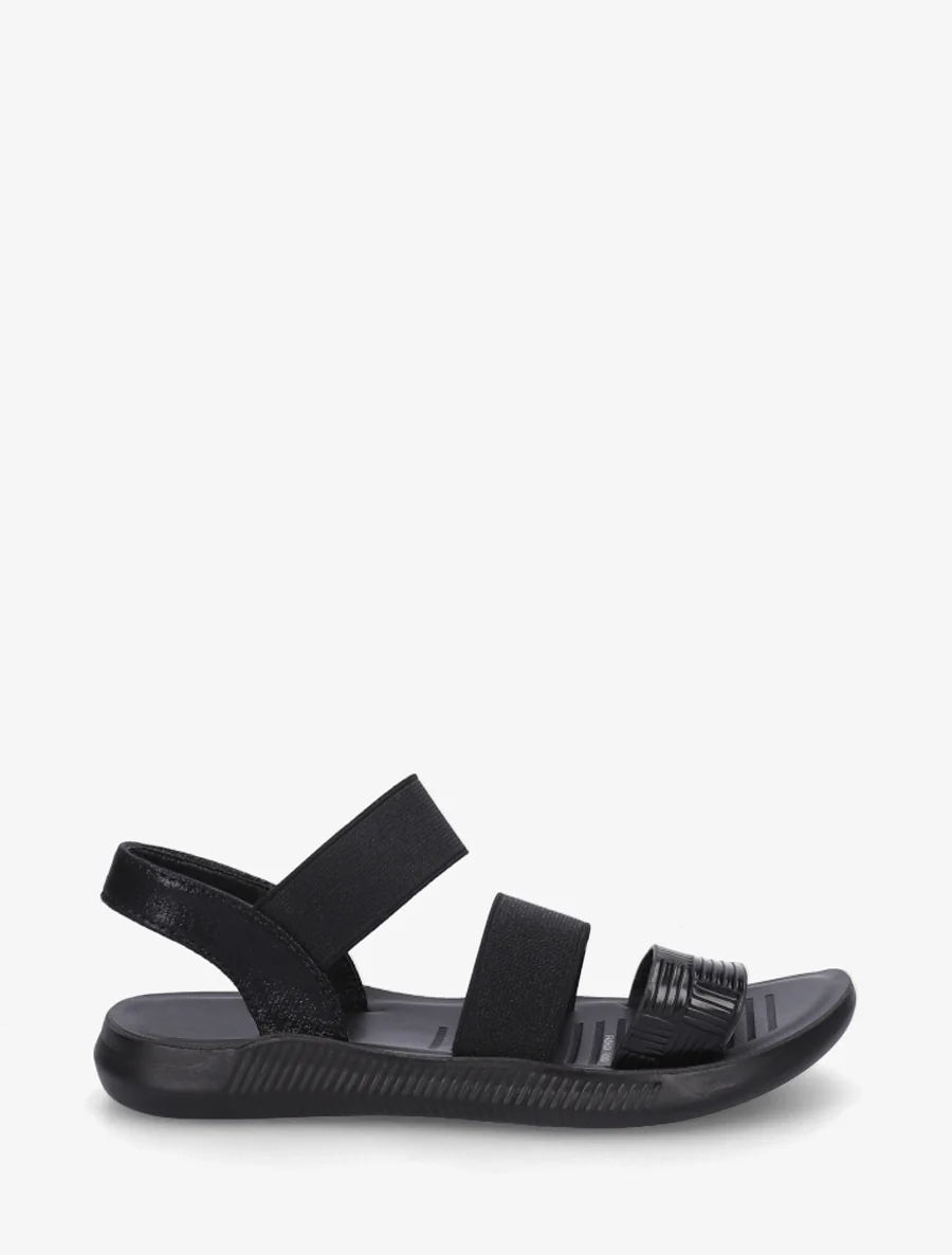 Elastische sandalen - Zwart