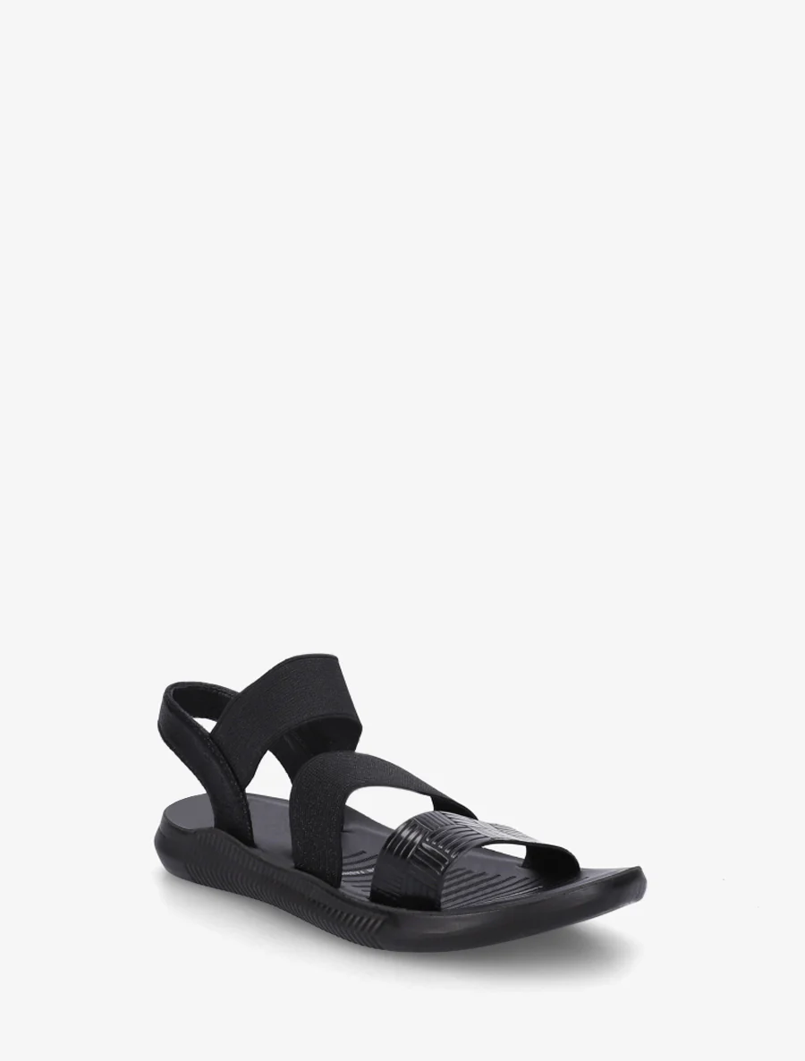 Elastische sandalen - Zwart - Image 2