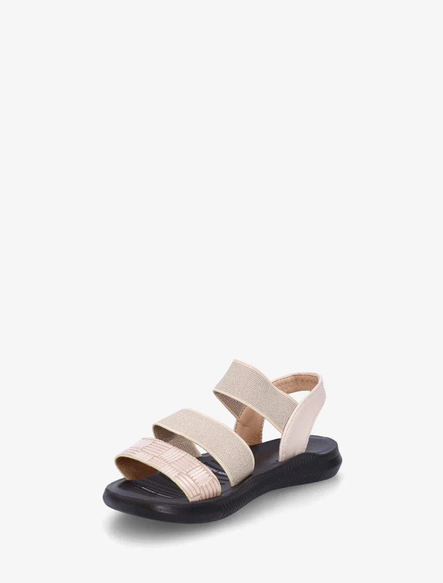 Elastische sandalen - Beige - Image 3