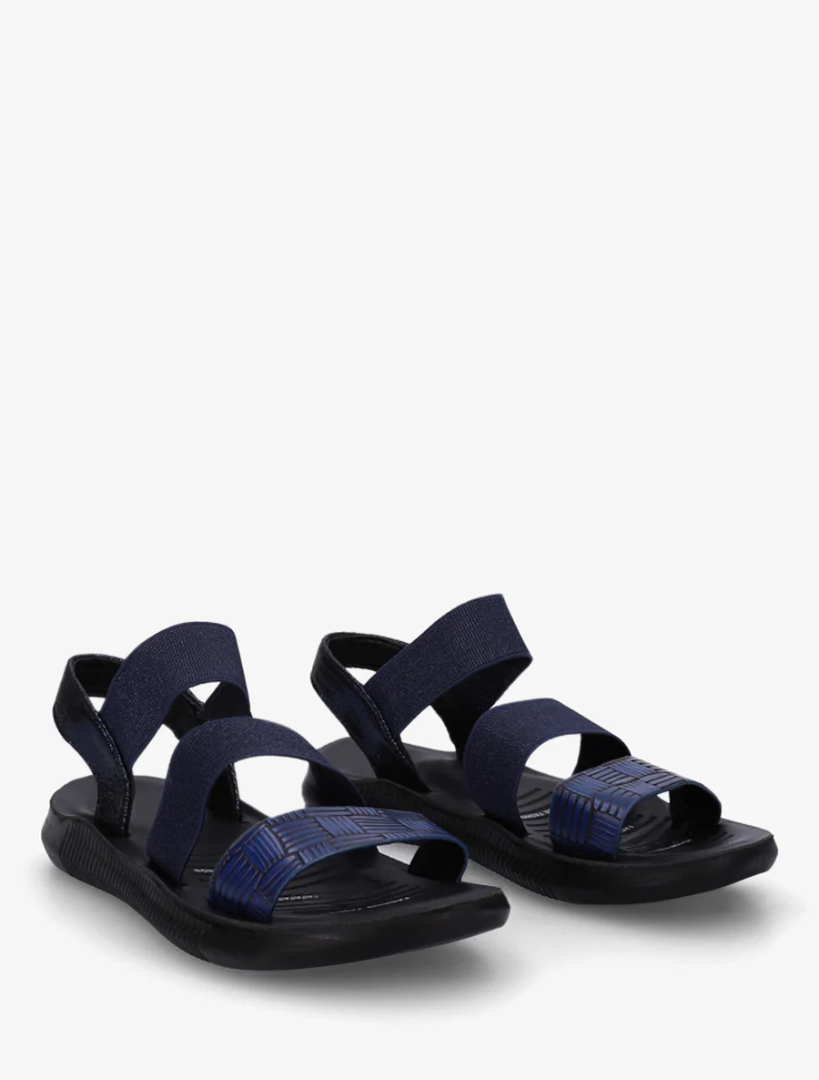 Elastische sandalen - Marine - Image 4