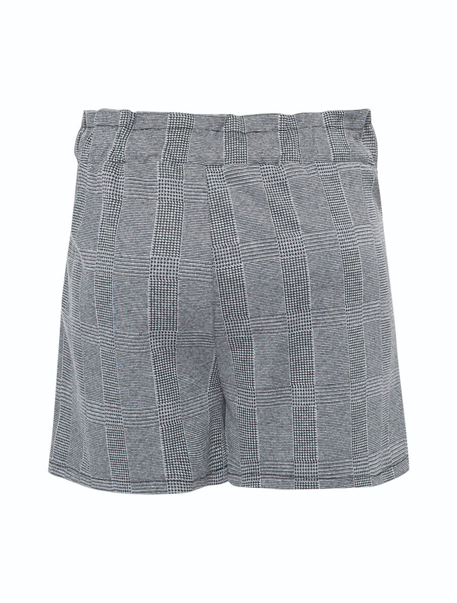 Geruite korte broek - Grijs - Image 2