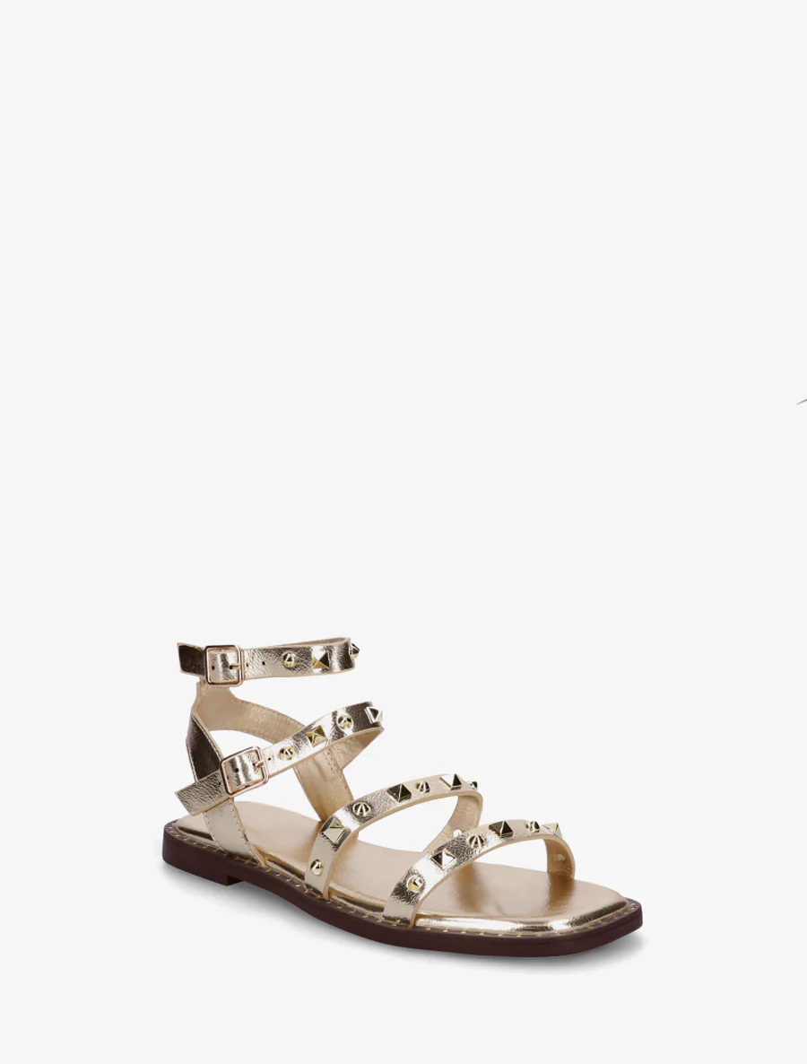 Gespikkelde meerbandige sandalen - Goud - Image 2