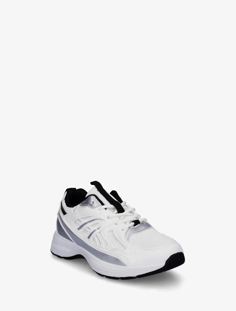 Gestileerde klassieke sneakers - Wit - Image 2