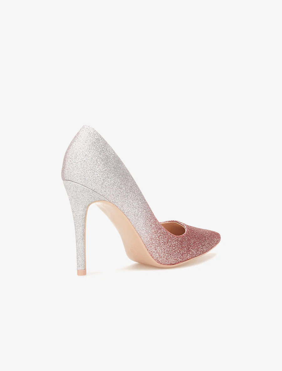 Glitter pumps met kleurverloop - Roos - Image 4