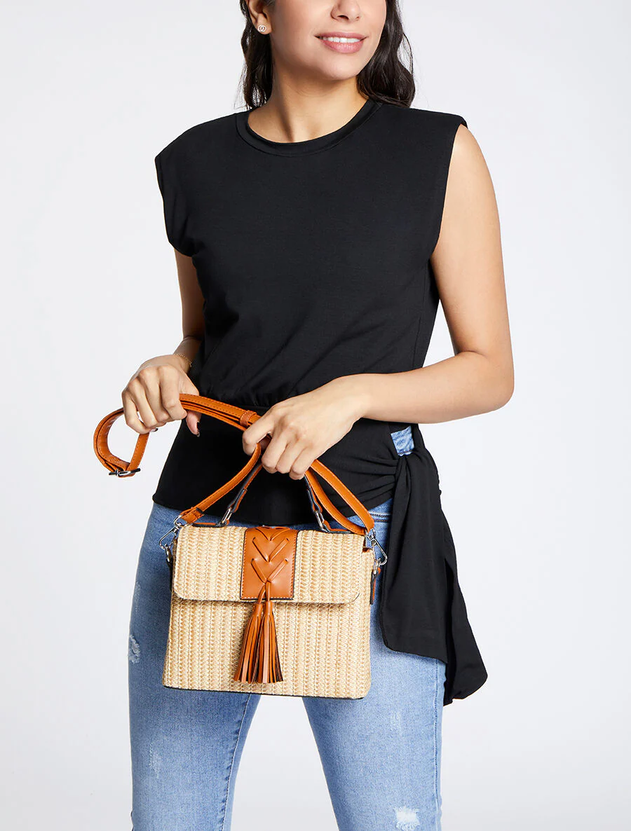 Célia handtas - Camel - Image 6