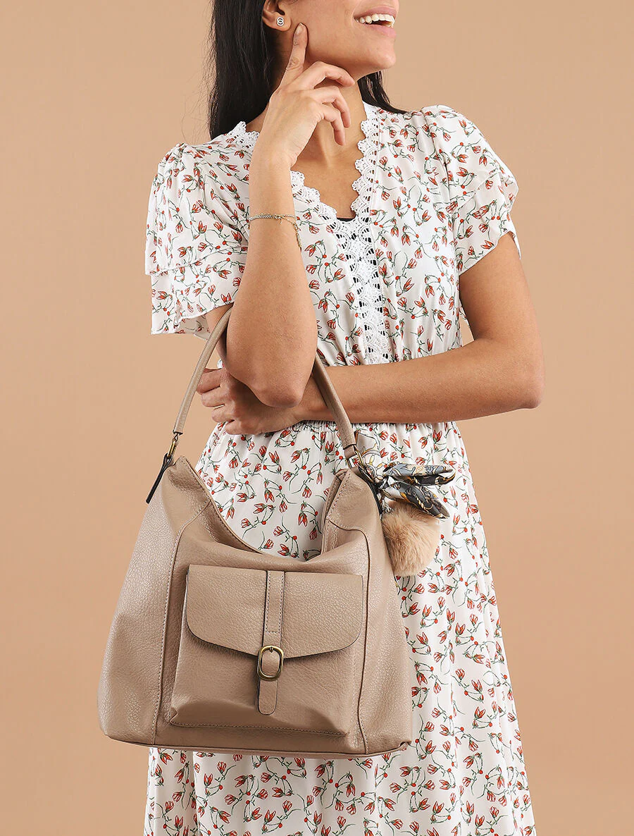 Ida handtas - Beige - Image 5