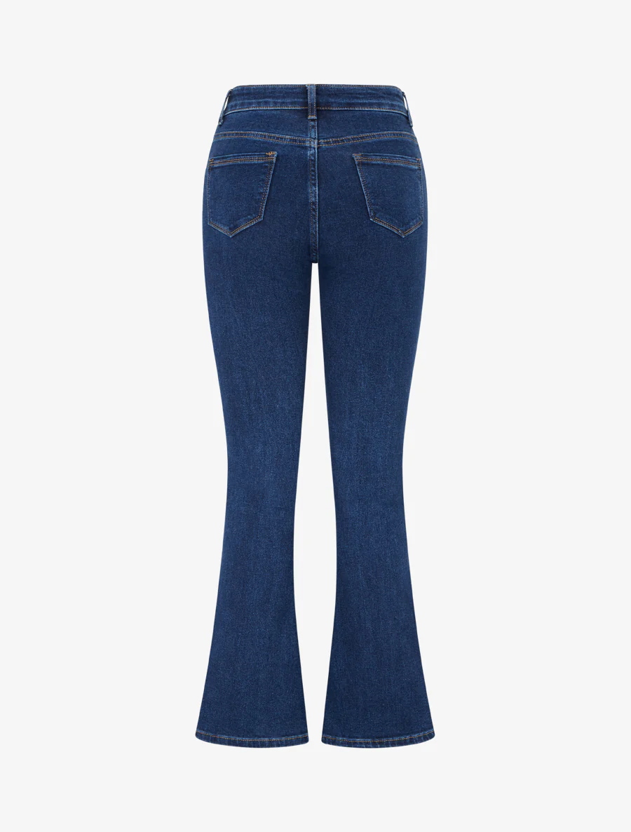 Jean met knoopzakken - Blauwe denim - Image 2
