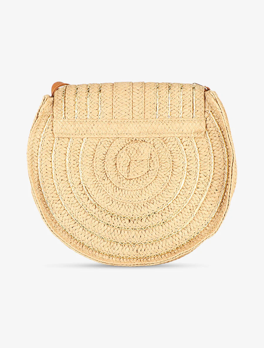 Joanna ronde tas - donkerbeige - Image 2