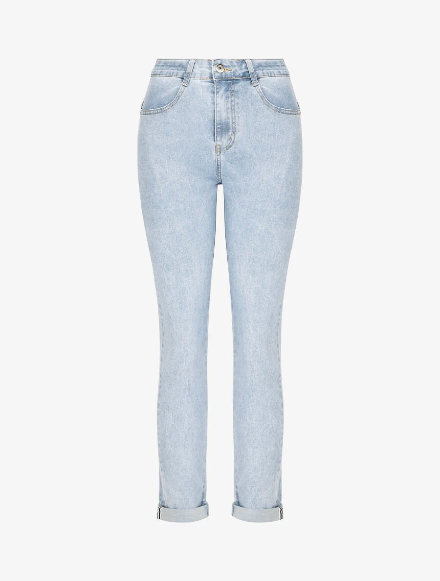 Klassieke skinny push-up jeans - blauw
