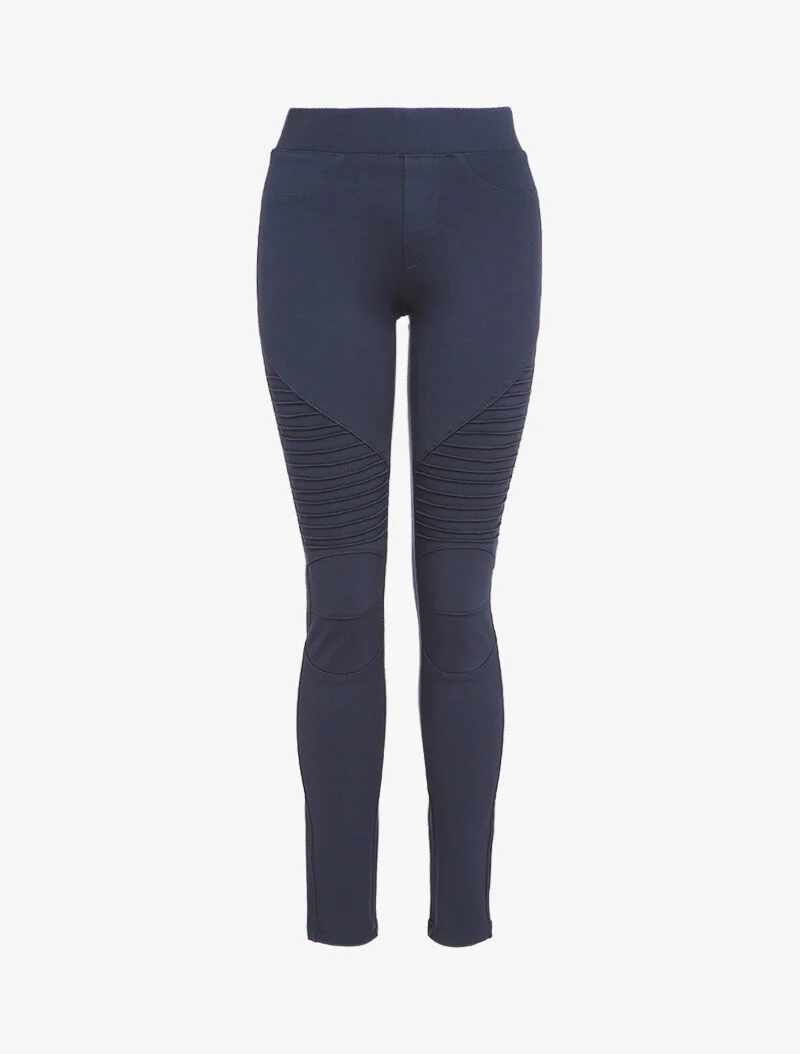 Legging met gestileerde dijbenen - Donkerblauw