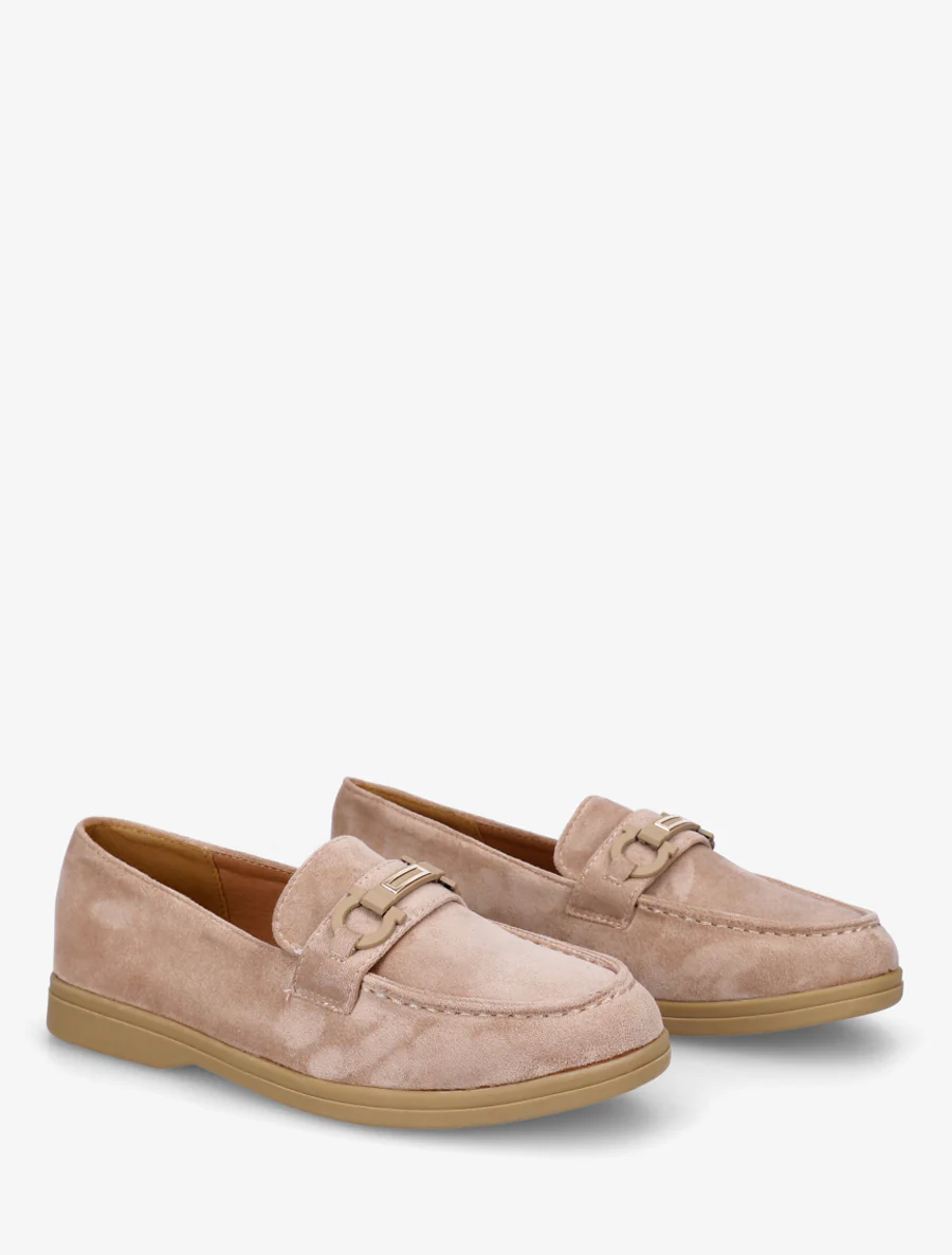 Platte loafers van suèdine - Mol - Image 4