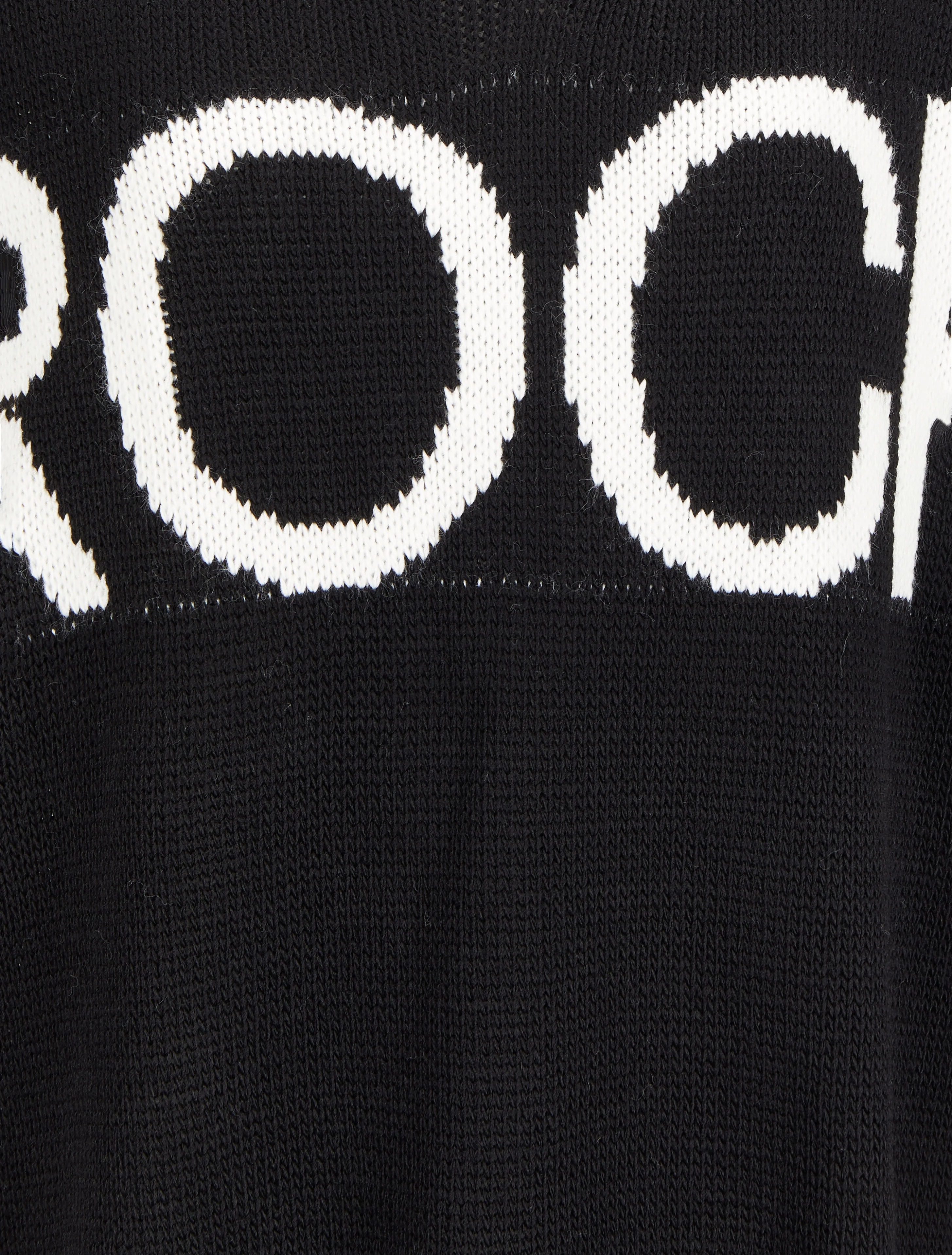 Oversized "rock" trui - Zwart - Image 3