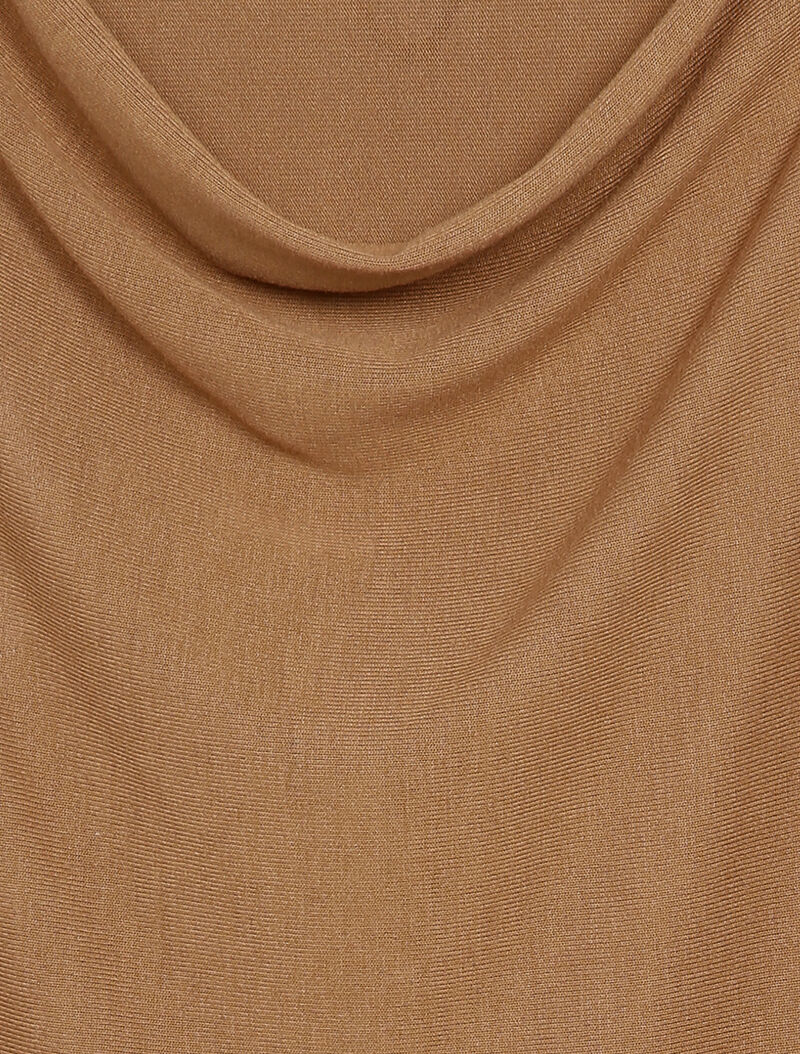Effen vleermuis trui - Camel - Image 4