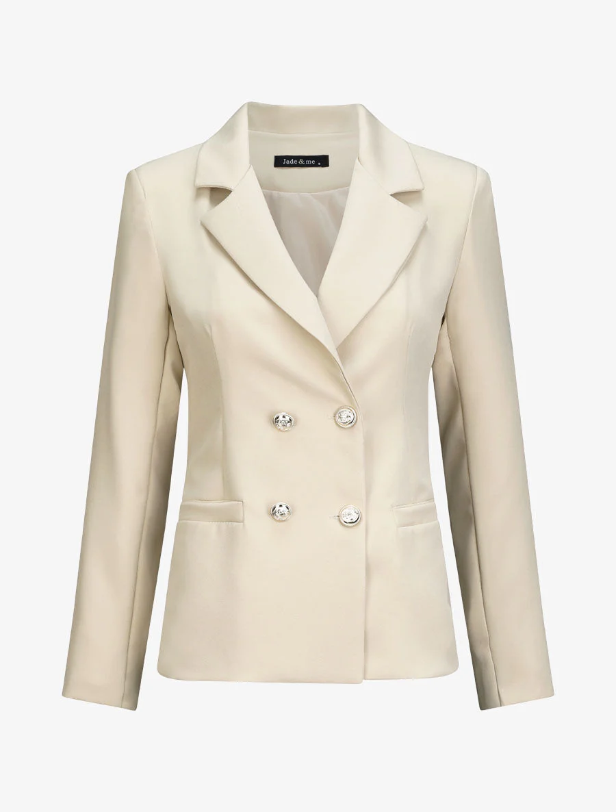 Recht oversized blazer - Beige