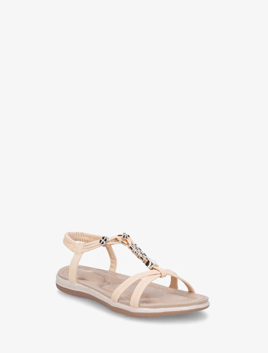 Schoenen met sierlijke inzetstukken - Zalmroze - Image 2