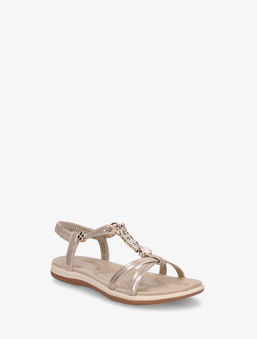 Schoenen met sierlijke inzetstukken - Goud - Image 2