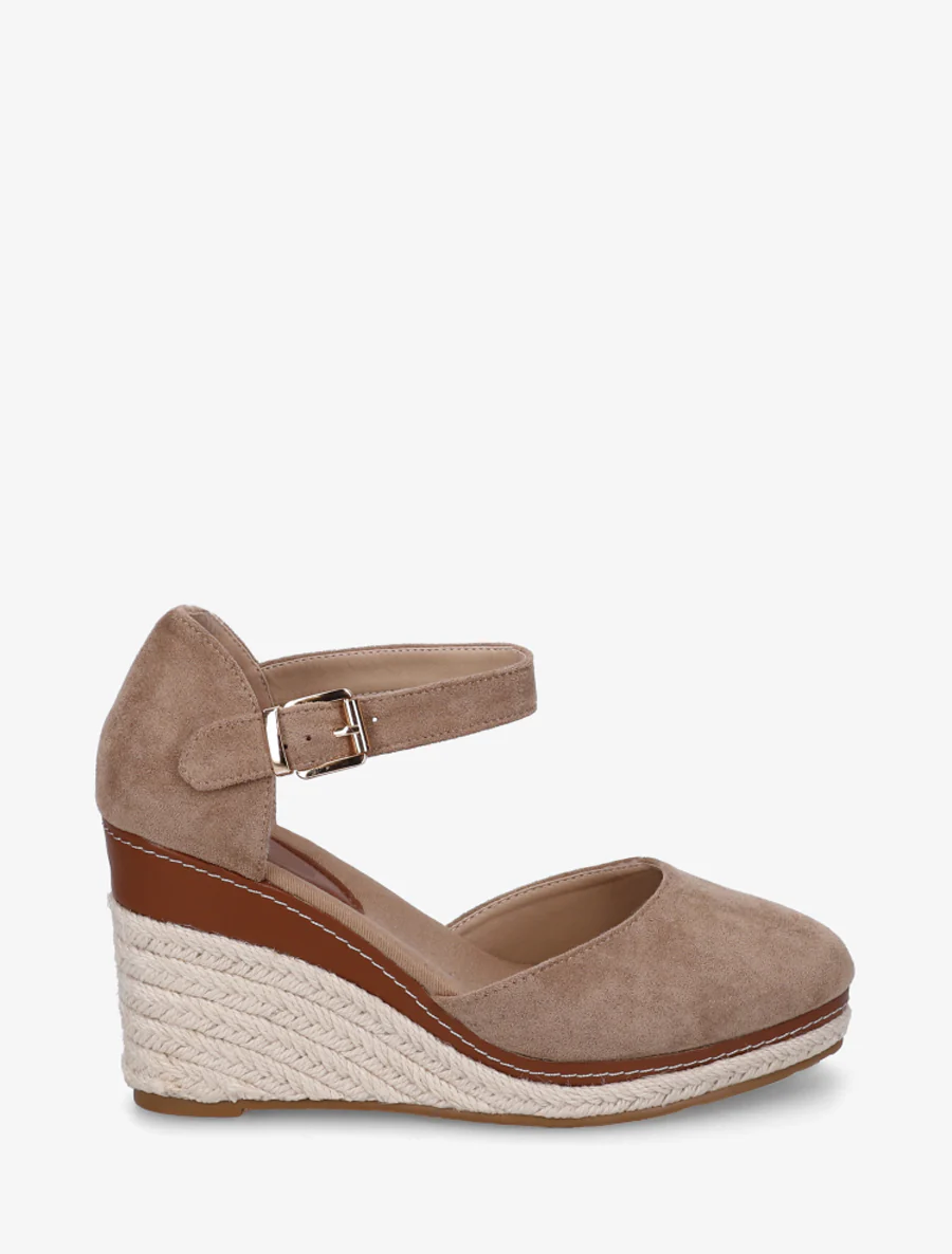 Sleehak espadrilles van suède - Mol