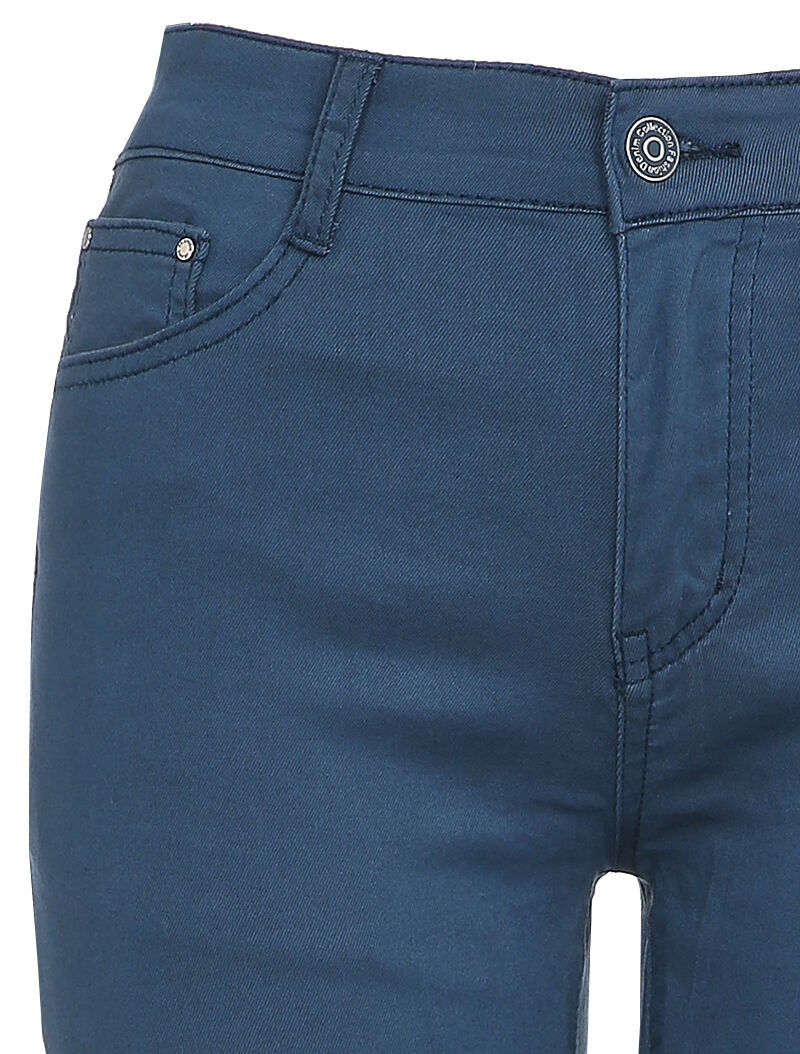 Jean slim effen met standaard taille - Blauw - Image 3