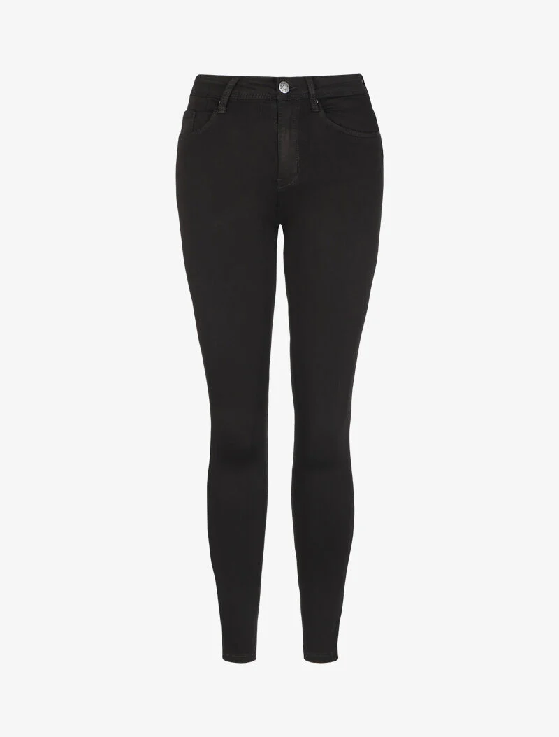 Slim fit stretch jeans - Zwart