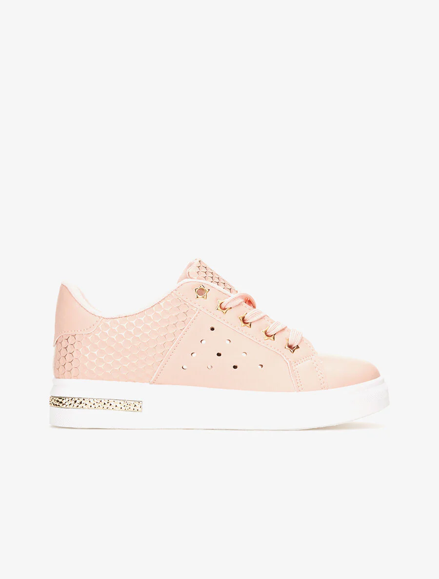 Sneakers met 3D-effect - Roos