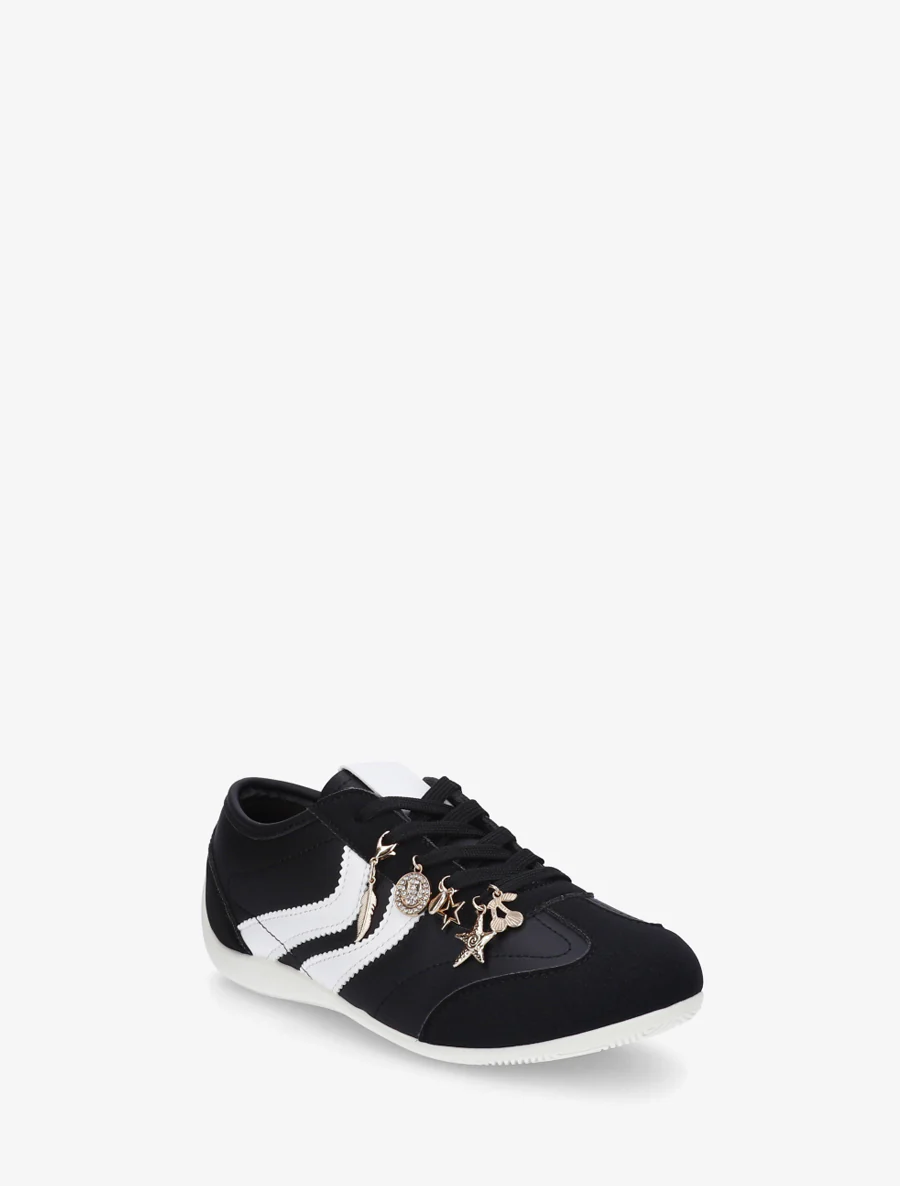 Sneakers met niet-passende sierinzetstukken. - Zwart - Image 2