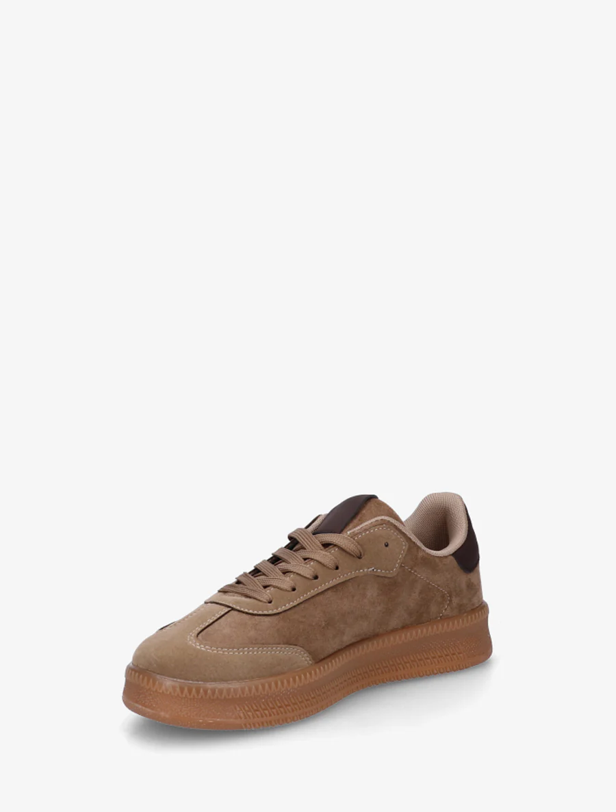 Sneakers van nubuck-effect met grafisch inzetstuk - Mol - Image 3