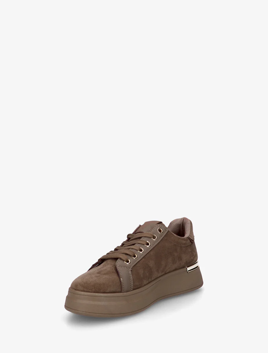 Sneakers van suèdine met dikke zool - Mol - Image 3