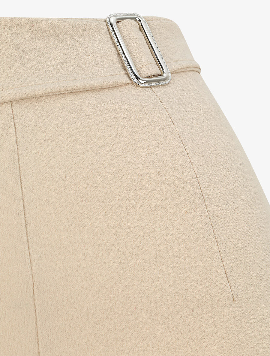 Standaard maat flare broek - beige - Image 3