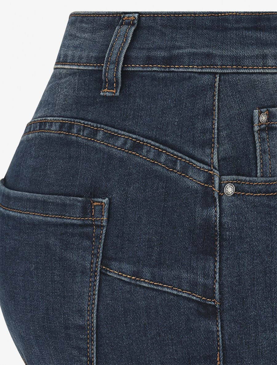 Standaard push-up jeans met rechte pijpen - blauw - Image 3
