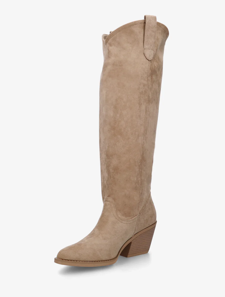 Suède laarzen in cowboy stijl - Mol - Image 3