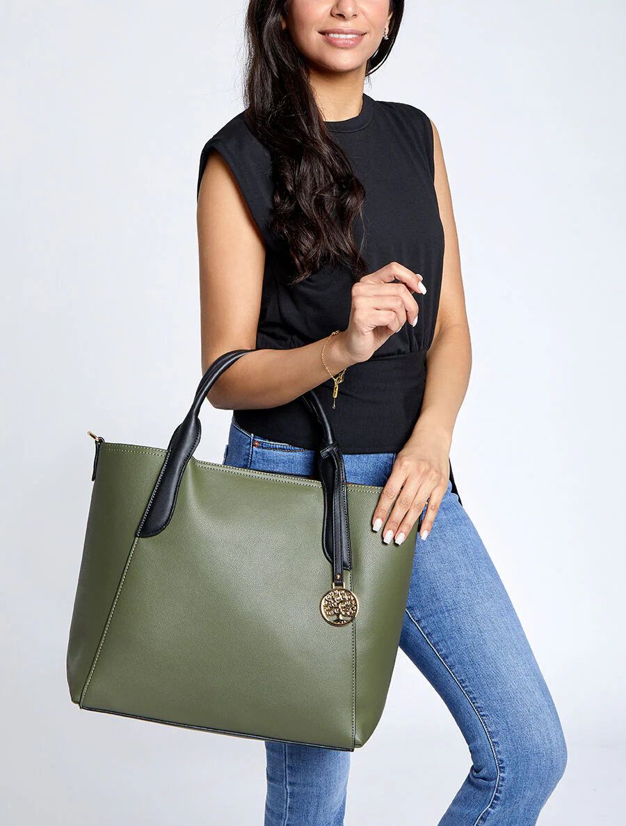Judith shopper tas - Kaki - Image 5