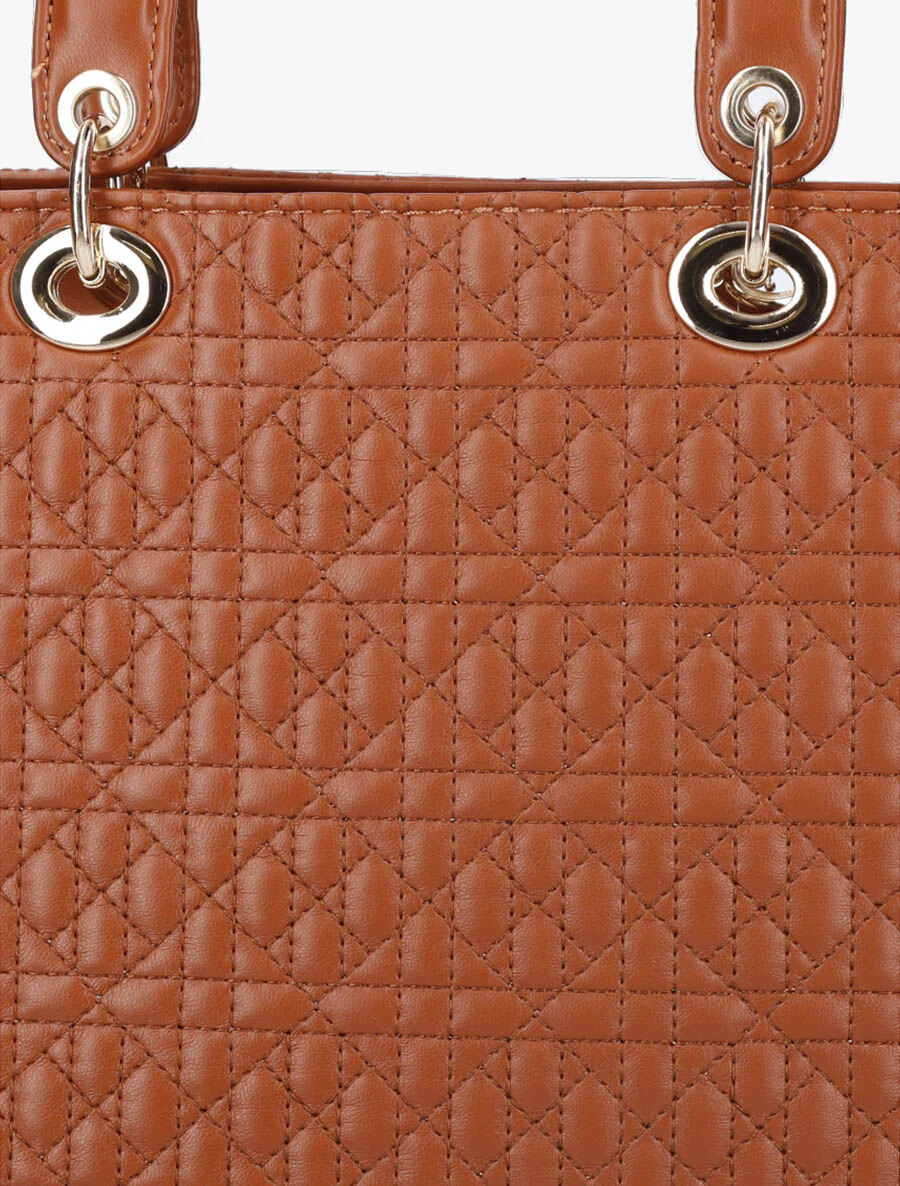 Mathilde boodschappentas - Camel - Image 4