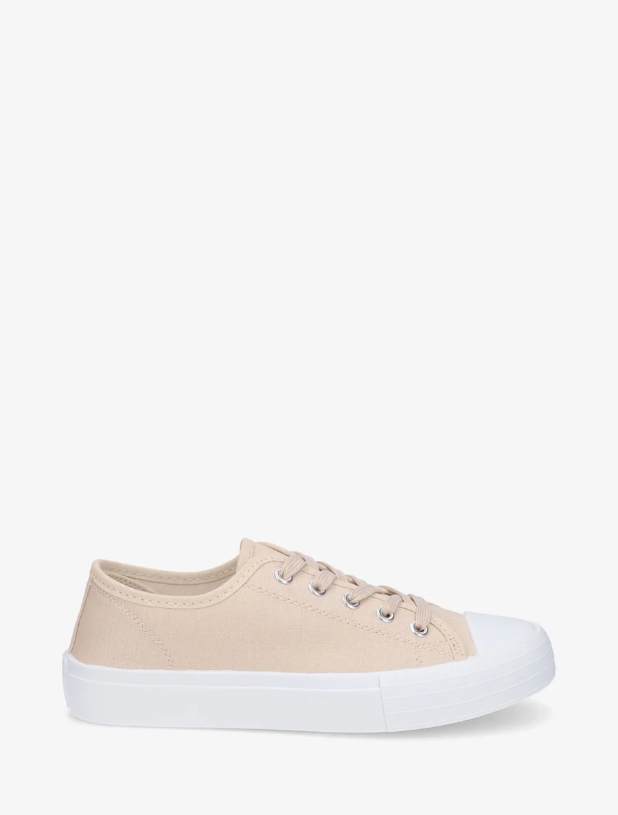 Tennis unies in stof - Beige