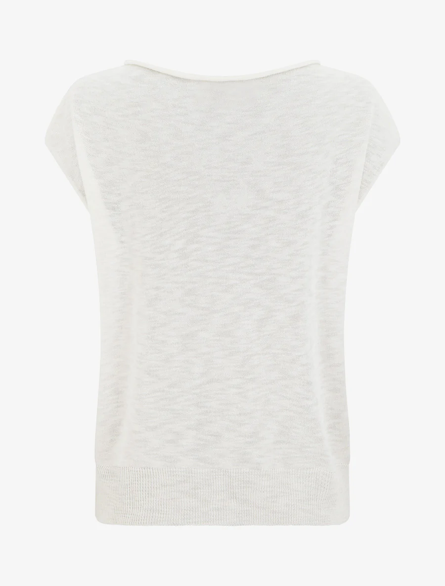 Top van mesh. - Wit - Image 2