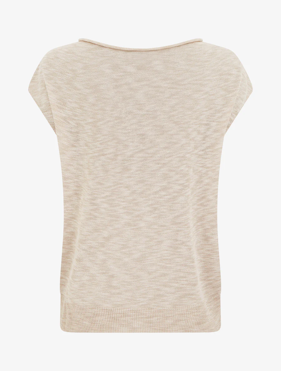 Top van mesh. - Beige - Image 2
