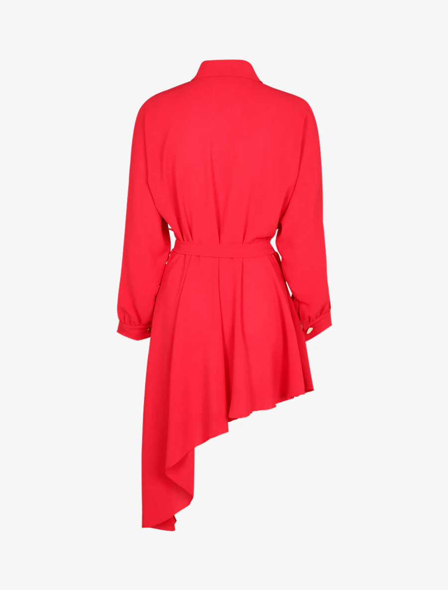 Tunic met afgeschuinde rand - Rood - Image 2