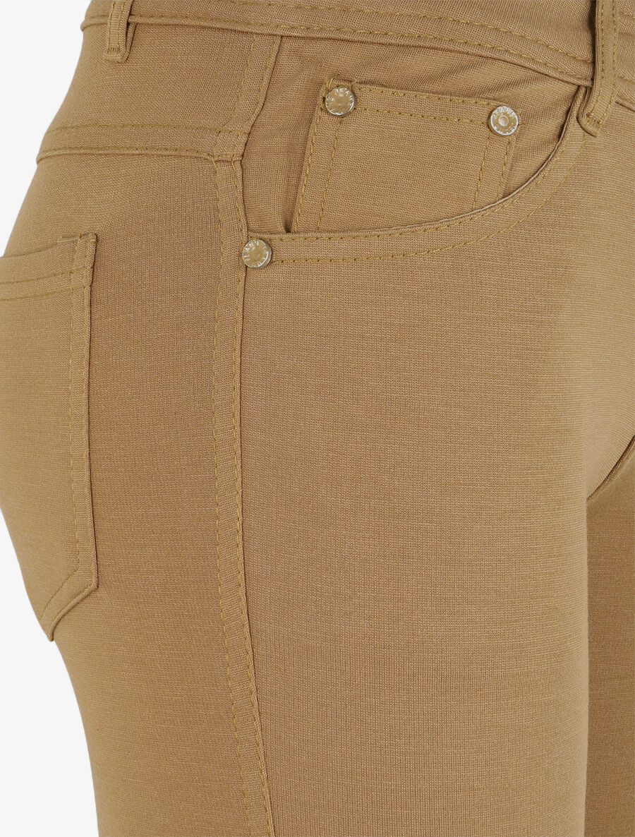 Ultra skinny broek effen - Taupe - Image 3