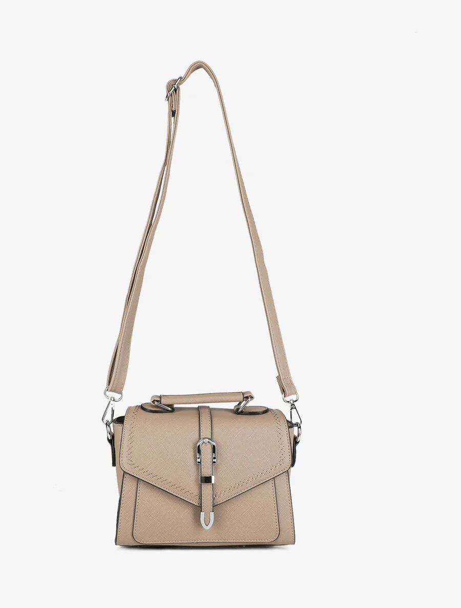 Veronica schoudertas - taupe - Image 3
