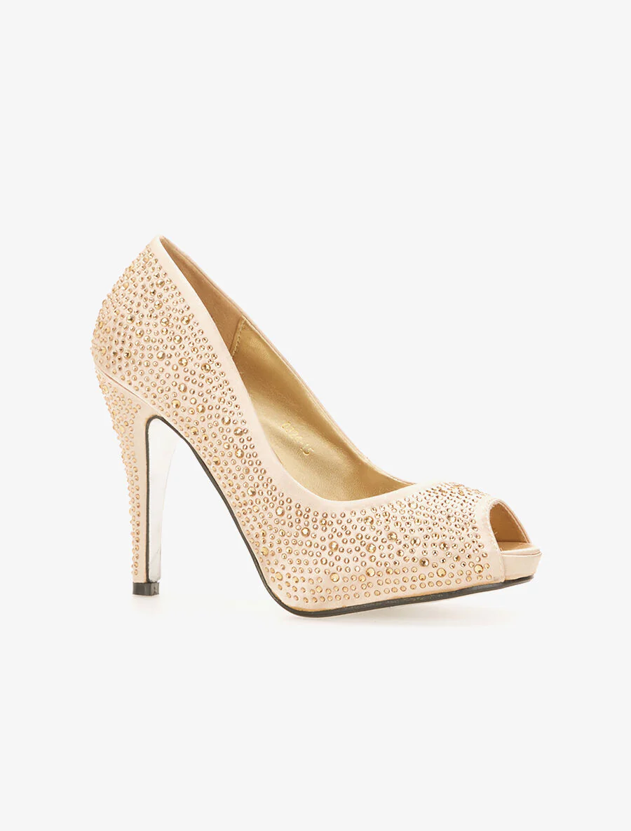 Versierde pumps - Goud - Image 2