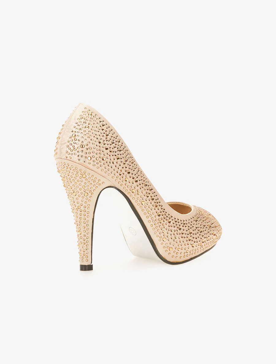 Versierde pumps - Goud - Image 4