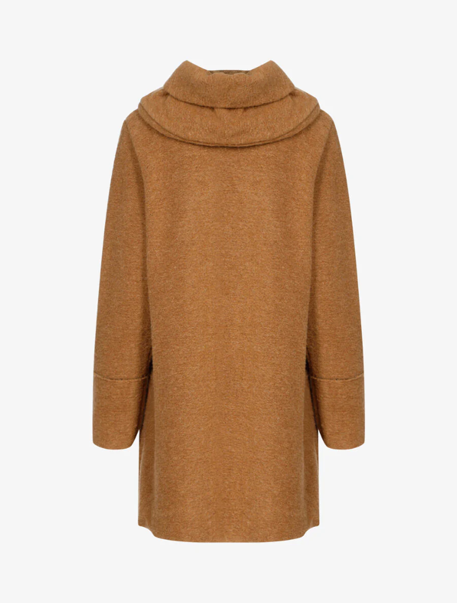 Viltjas met capuchon - Beige - Image 2
