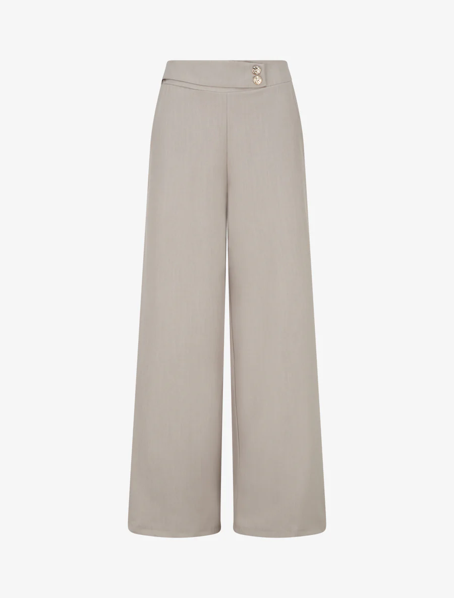 Wijde broek met riem en knopen - Mol